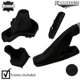 BLACK STITCH GEAR+HANDBRAKE+PLASTIC FRAMES FOR FREELANDER LR2 AUTOMATIC