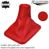 FITS TOYOTA MR2 MK2 GEAR GAITER RED LEATHER BOOT 1989-2000 CUSTOM NEW MADE IN UK