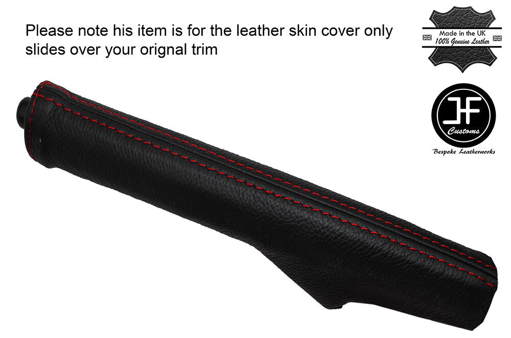 RED STITCHING LEATHER SKIN HANDBRAKE GAITER FITS LOTUS EXCEL SE 1983-1991