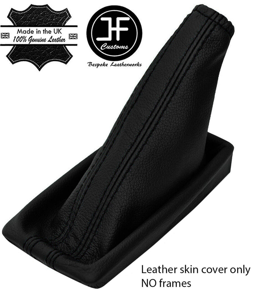 BLACK STITCH LEATHER HANDBRAKE GAITER FOR VAUXHALL OPEL TIGRA B TWINTOP 04-2009