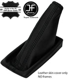BLACK STITCH LEATHER HANDBRAKE GAITER FOR VAUXHALL OPEL TIGRA B TWINTOP 04-2009
