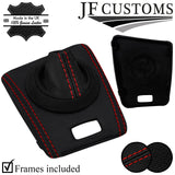 RED STITCH LEATHER AUTOMATIC SMG CENTRE KIT COVERS FOR BMW E46 COUPE 98-04