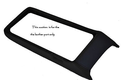 BLACK STITCH LEATHER FRONT CENTRE CONSOLE CASSETTE BOX FITS PORSCHE 928