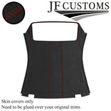 D RED STITCH D GREY SUEDE HARDTOP HEADLINER KIT COVER FOR BMW E46 CONVERTIBLE