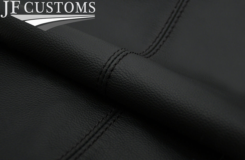 BLACK STITCH LEATHER COVERS FOR CORVETTE C6 05-13 INTERIOR TOP RECOVERY KIT