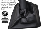 BLACK STITCHING LEATHER MANUAL GEAR GAITER FITS RENAULT KANGOO 2 II 2008-2016