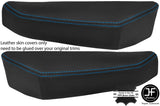 BLUE STITCH FITS LANCIA MONTECARLO SCORPION 2 X DOOR BOLSTERS PAD TRIM