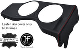 RED STITCH GAUGE SPEEDO SURROUND TRIM LEATHER COVER FOR JAGUAR E TYPE S2