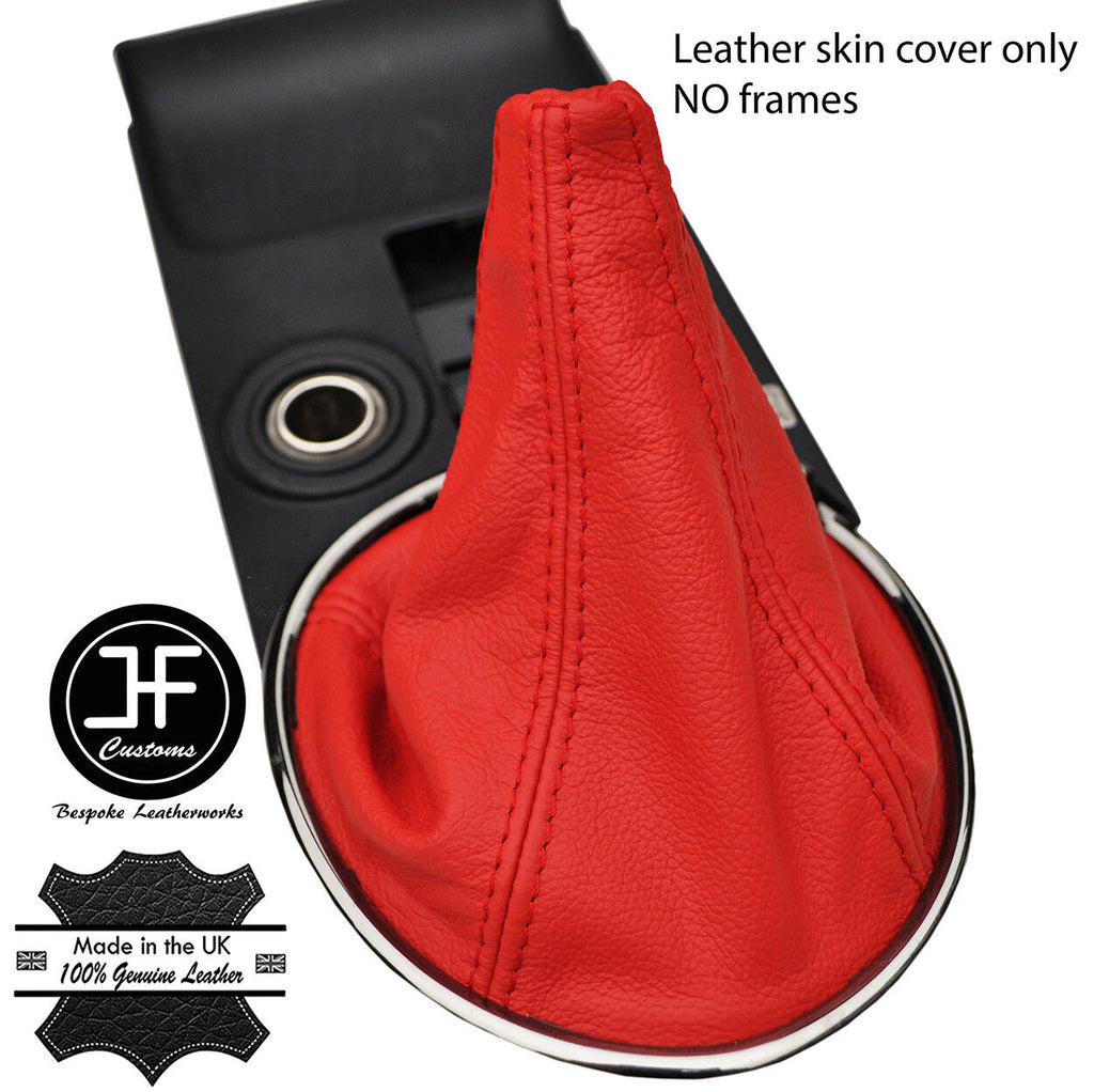 RED TOP GRAIN REAL LEATHER MANUAL GEAR GAITER FITS LEXUS IS200 MK1 1998-2005