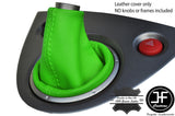 GREEN REAL LEATHER MANUAL GEAR GAITER FITS HONDA CIVIC EP3 TYPE R 2001-2005