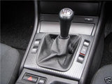 FITS BMW E46 BLACK LEATHER GEAR GAITER SHIFT BOOT 98-05 CUSTOM NEW MADE IN UK