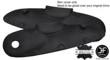 BLACK STITCH 2X DOOR CARD TRIM CARBON VINYL COVERS FOR LOTUS ELISE S1 STYLE 2