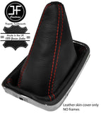RED STITCH TOP GRAIN LEATHER MANUAL GEAR GAITER FITS PEUGEOT 607 2000-2008