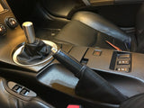 FITS NISSAN 350Z GEAR & HANDBRAKE GAITER TOP GRAIN LEATHER BLACK CUSTOM NEW