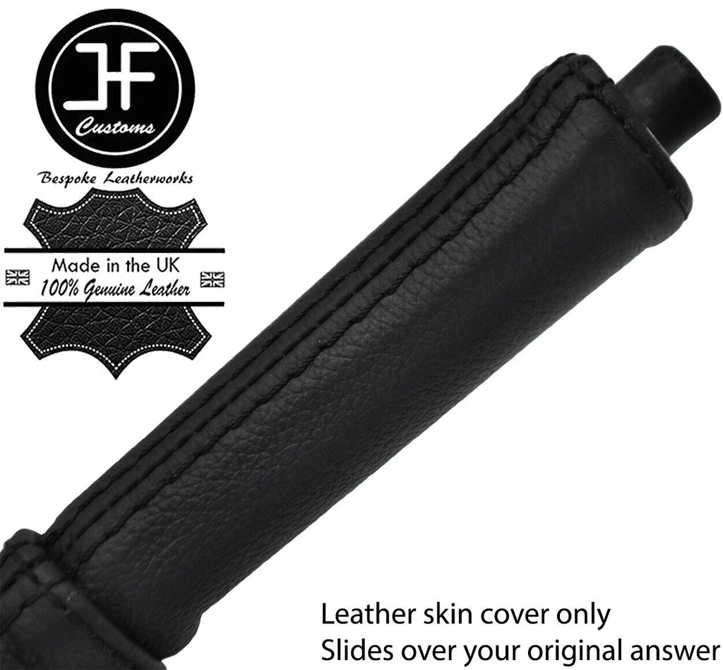 BLACK STITCH LEATHER HANDBRAKE HANDLE COVER FOR LOTUS ELISE EXIGE 1996-2014