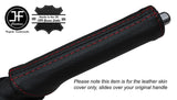 RED STITCHING HANDBRAKE HANDLE LEATHER COVER FITS TOYOTA AURIS 2012-2016