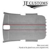 RED STITCH L GREY SUEDE ROOF HEADLINER COVER FOR VW GOLF MK5 V 03-09 3 door