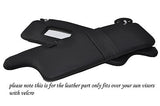 BLACK STITCHING FITS TOYOTA MR2 MK1 84-90 2X SUN VISORS LEATHER COVERS