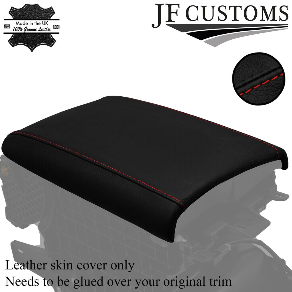 D RED STITCH ITALIAN LEATHER ARMREST LID COVER FOR LEXUS RX 450H 2016-2021