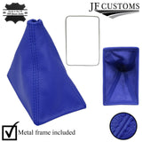 FITS TOYOTA MR2 MK1 AW11 85-89 ROYAL BLUE LEATHER GEAR GAITER CUSTOM NEW