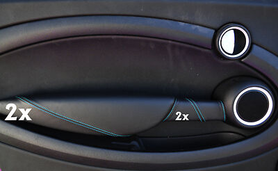 FITS BMW MINI COOPER 07+ 2x PANTHER 2 x HANDLE COVERS blue CUSTOM NEW MADE IN UK