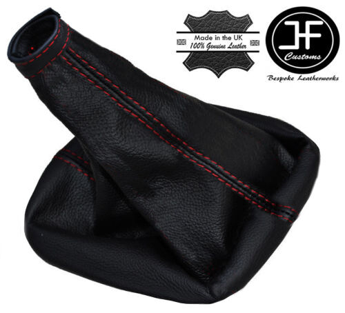 RED STITCHING MANUAL LEATHER GEAR GAITER FOR HYUNDAI i30 FD 2007-2011 CUSTOM NEW