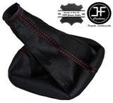 RED STITCHING MANUAL LEATHER GEAR GAITER FOR HYUNDAI i30 FD 2007-2011 CUSTOM NEW