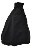 BLACK STITCH FITS FORD ESCORT RS COSWORTH 1992-1996 GEAR GAITER PU SUEDE