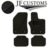 YELLOW DIAMOND VINYL 4X TAILORED FLOOR CARPET FOR JEEP RENEGADE 15-21 JF1