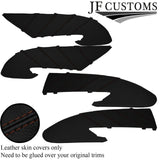 BROWM STITCH LEATHER 4X DOOR CARD TRIM COVER FOR HONDA ACURA TL 04-08 JF2