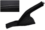 GREY STITCHING FITS MAZDA 3 2009+ REAL LEATHER HANDBRAKE GAITER COVER CUSTOM NEW