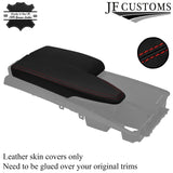 RED STITCH 2X ARMREST LEATHER COVERS FITS MERCEDES C CLASS W204 07-14 CUSTOM NEW
