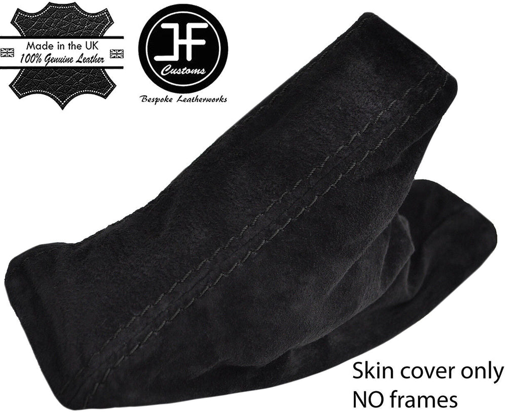 BLACK STITCHING REAL SUEDE HANDBRAKE GAITER FOR BMW E90 E91 E92 E93 2006-2013