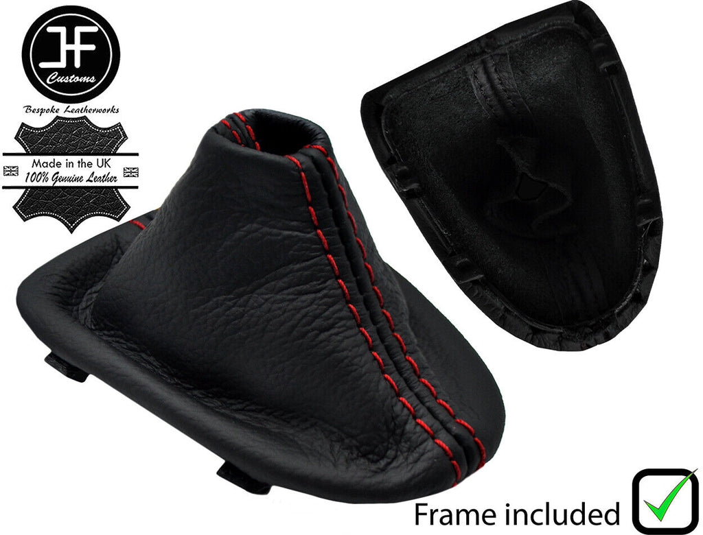 RED STITCH LEATHER AUTOMATIC SMG GEAR+PLASTIC FRAME FOR BMW E63 E64 04-06