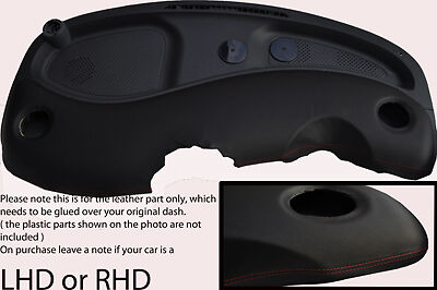 red stitching FITS SMART FORTWO PASSION CITY PULSE 98-07 DASH LEATHER COVER