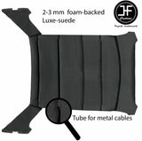 RED STITCH DARK GREY LUXE HEADLINER NON SUN ROOF COVER FOR BMW E30 SALOON