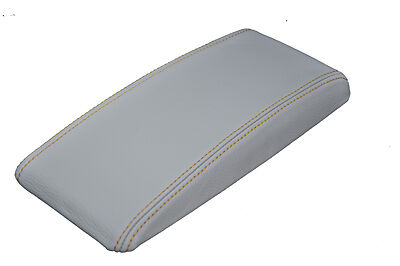 FITS CHRYSLER PT CRUISER LEATHER ARMREST COVER yellow stitch CUSTOM NEW