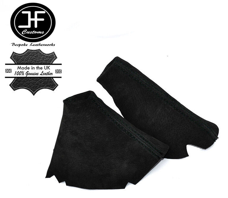 BLACK STITCH PU SUEDE AUTO HI LOW HANDBRAKE FOR LAND ROVER DISCOVERY MK1 MK2