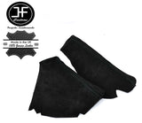 BLACK STITCH PU SUEDE AUTO HI LOW HANDBRAKE FOR LAND ROVER DISCOVERY MK1 MK2