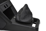 FITS FIAT X1/9 X19 black stitch LEATHER GEAR GAITER CUSTOM NEW MADE IN UK