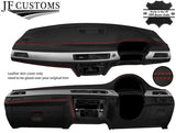 RED STITCH DASH DASHBOARD REAL LEATHER COVER FOR BMW 3 SERIES E90 E91 E92 E93