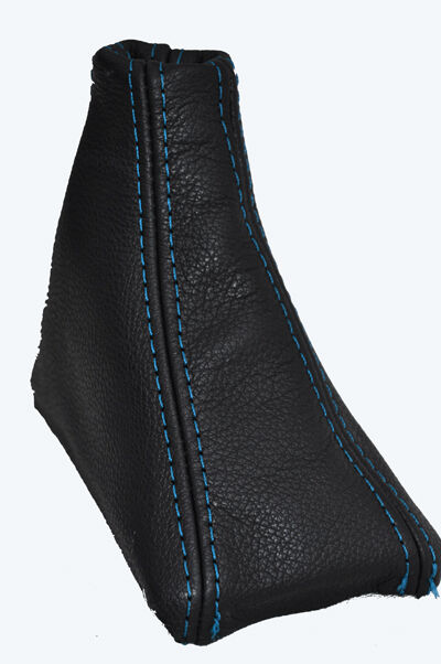 blue stitching FITS VW TOURAN CADDY DSG AUTOMATIC LEATHER GEAR GAITER CUSTOM NEW