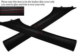 RED STITCH FITS HONDA CIVIC&CIVIC TYPE R 05-11 WINDSCREEN PILLAR LTHR COVER ONLY