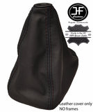 BLACK STITCHING REAL LEATHER GEAR GAITER FITS VW GOLF MK3 VR6 JETTA 1992-1998