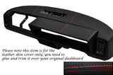 RED STITCHING FITS FIAT X1/9 X19 DASH DASHBOARD LEATHER SKIN COVER ONLY