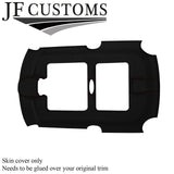 BROWN STITCH LUXE-SUEDE SUN ROOF HEADLINER COVER FOR BMW MINI R50 R53 01-06