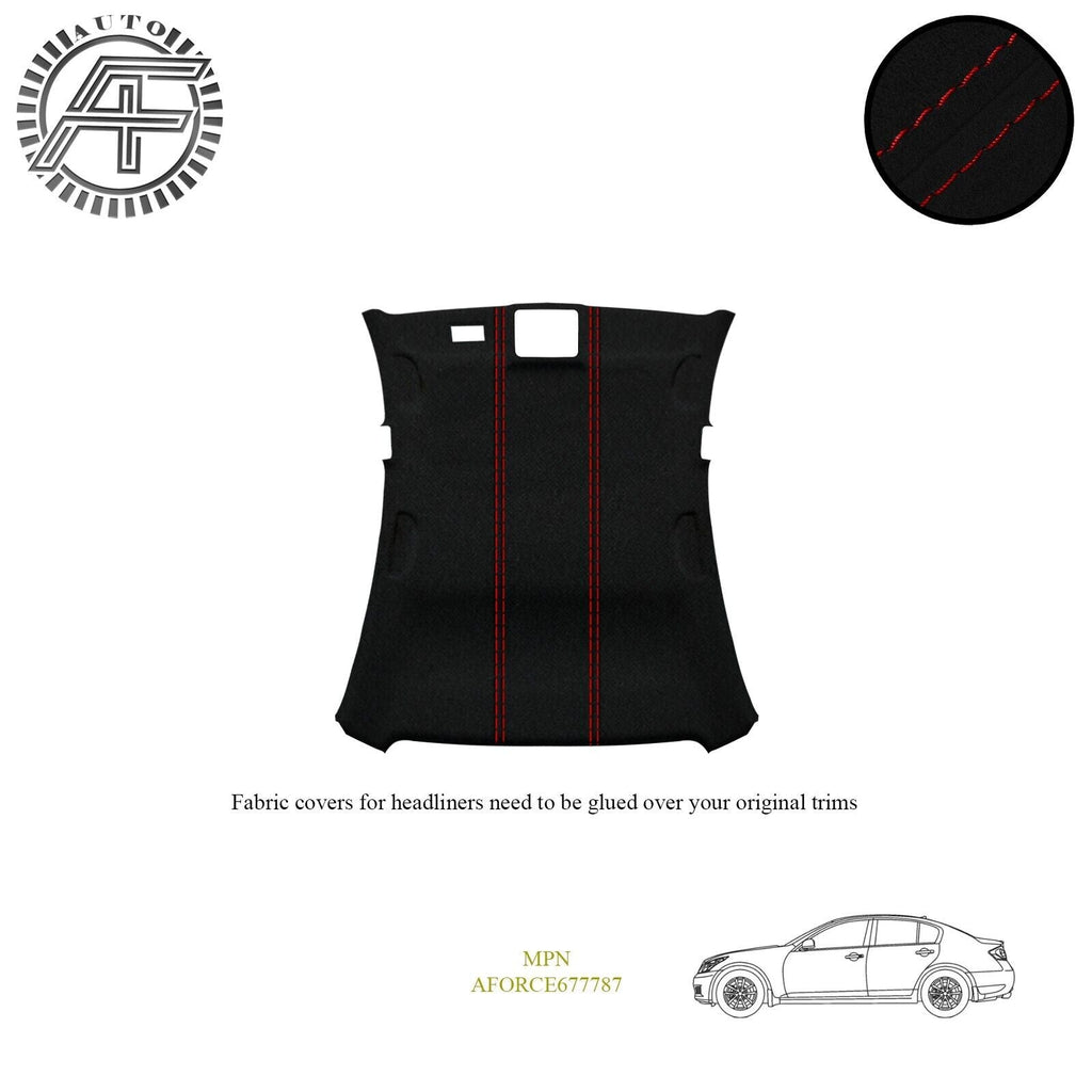 LUXE SUEDE HEADLINER COVER FOR INFINITI MK4 G35/G37 4 DOOR SEDAN 2007-2015