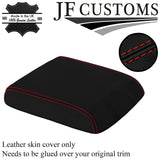 D RED STITCH LEATHER ARMREST LID COVER FOR LAND ROVER DISCOVERY MK1 94-98