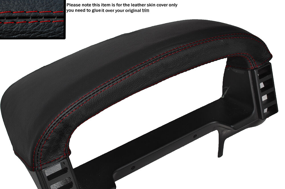 RED STITCH SPEEDO BINNACLE LEATHER SKIN COVER FITS LAND ROVER DISCOVERY 96-04