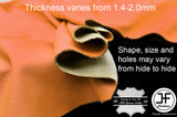 ORANGE LEATHER 20 SQ FT HALF HIDE QUALITY TOP GRAIN GENUINE LEATHER CUSTOM NEW